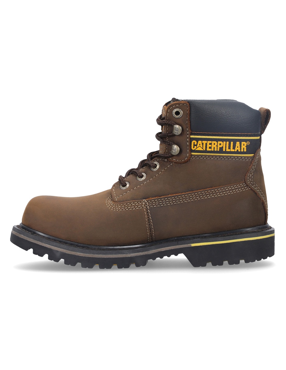 Bota industrial Caterpillar de cuero y piel