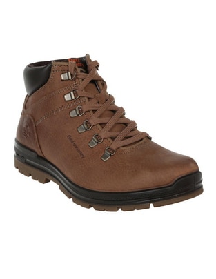 Bota piel café 1