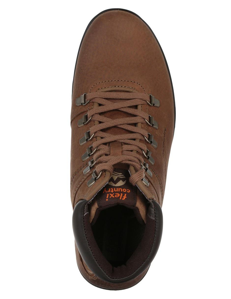Bota piel café 7