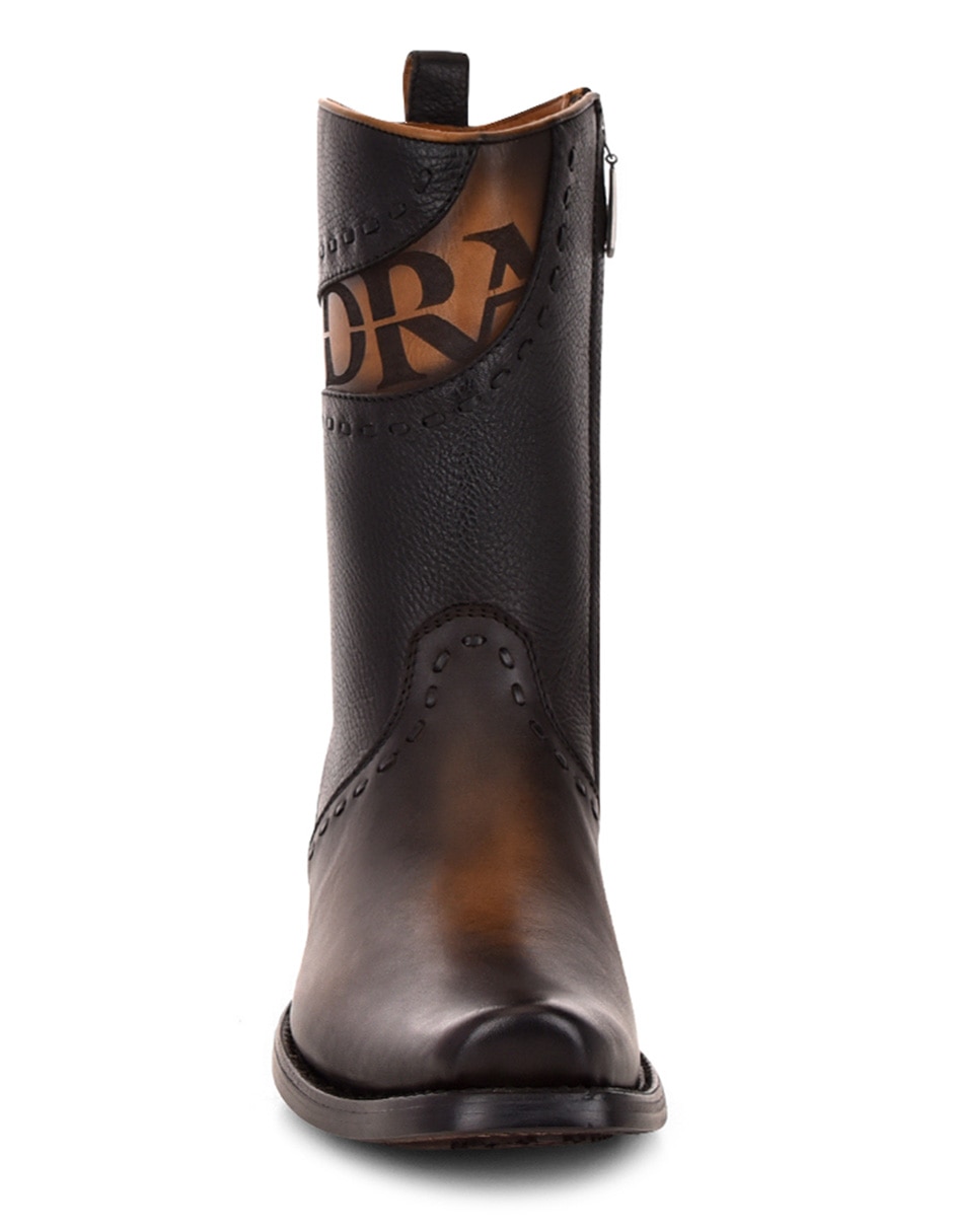 Bota Franco Cuadra de piel para hombre