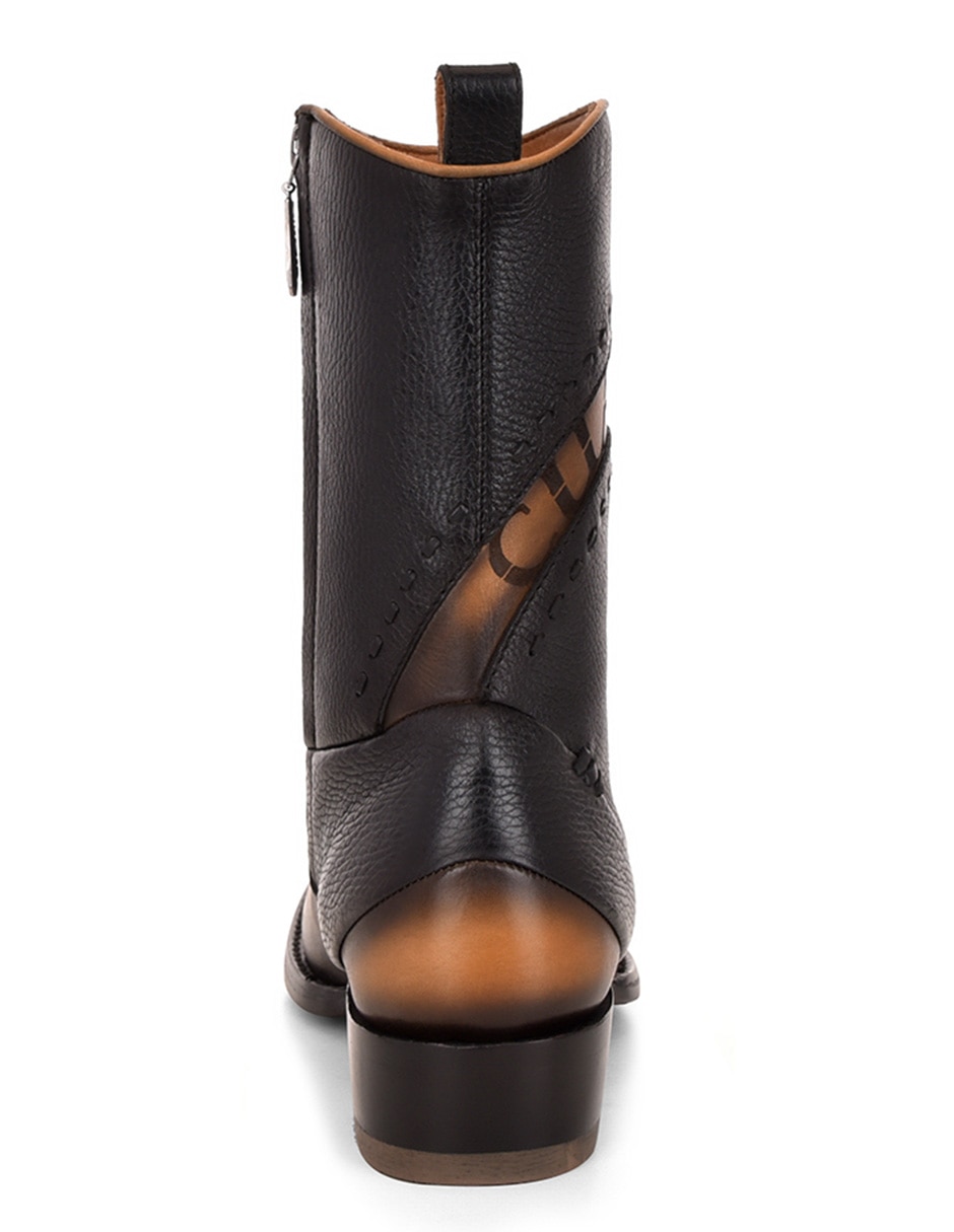Bota Franco Cuadra de piel para hombre