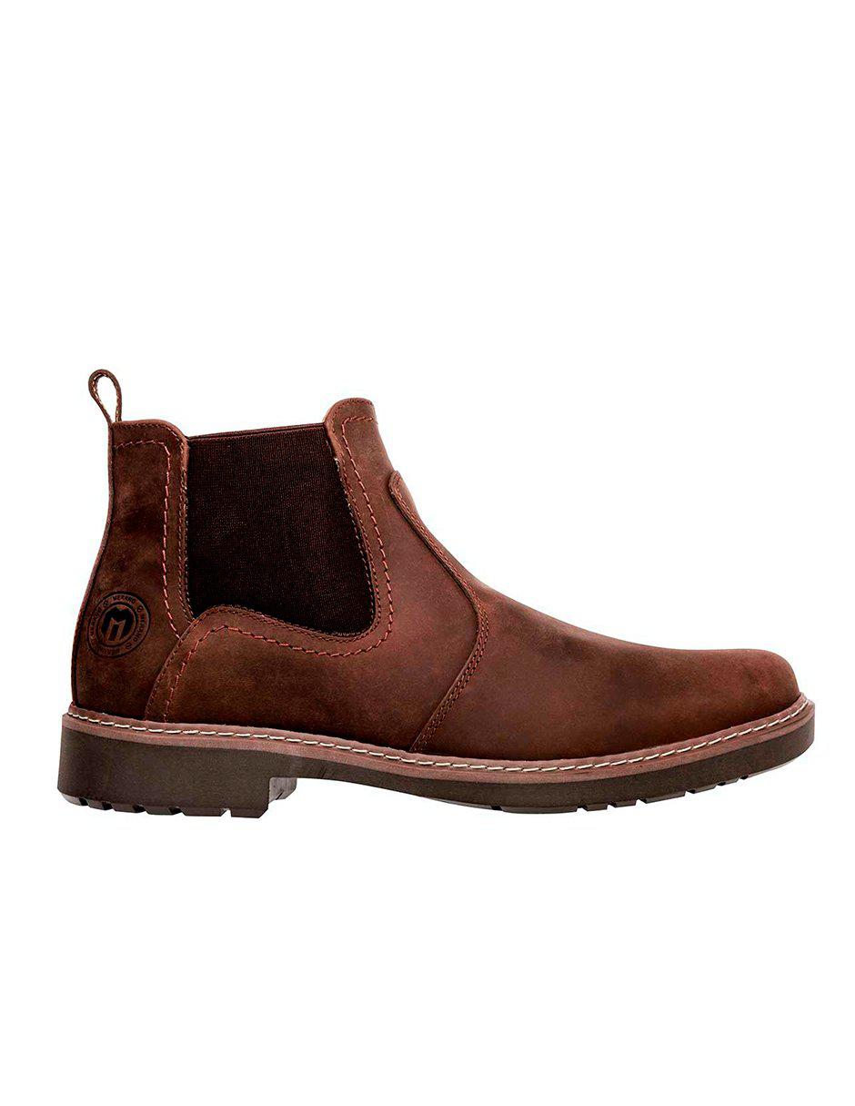 Bota exterior piel color café 2