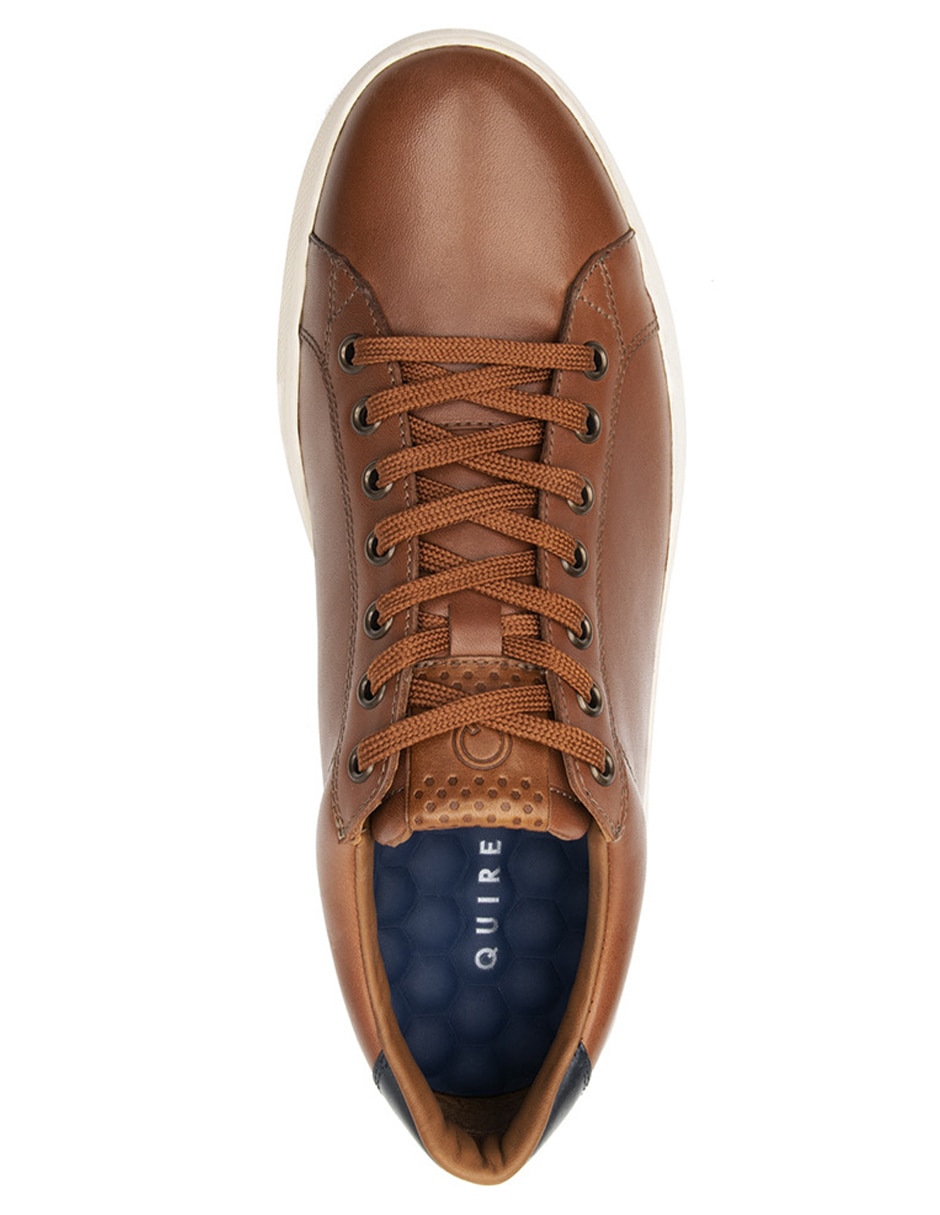 Tenis de piel para hombre