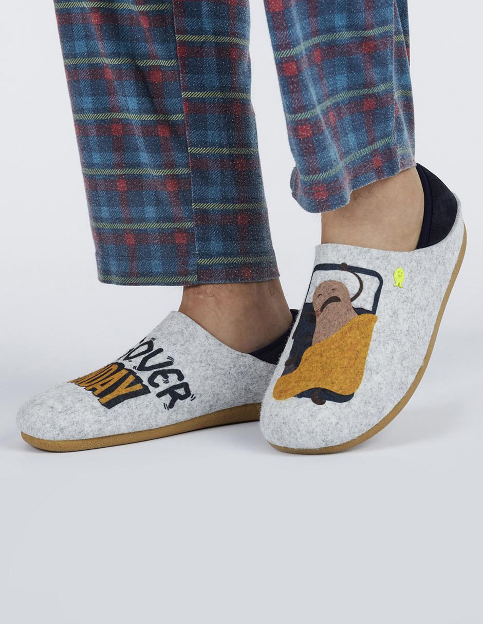 Pantufla para hombre