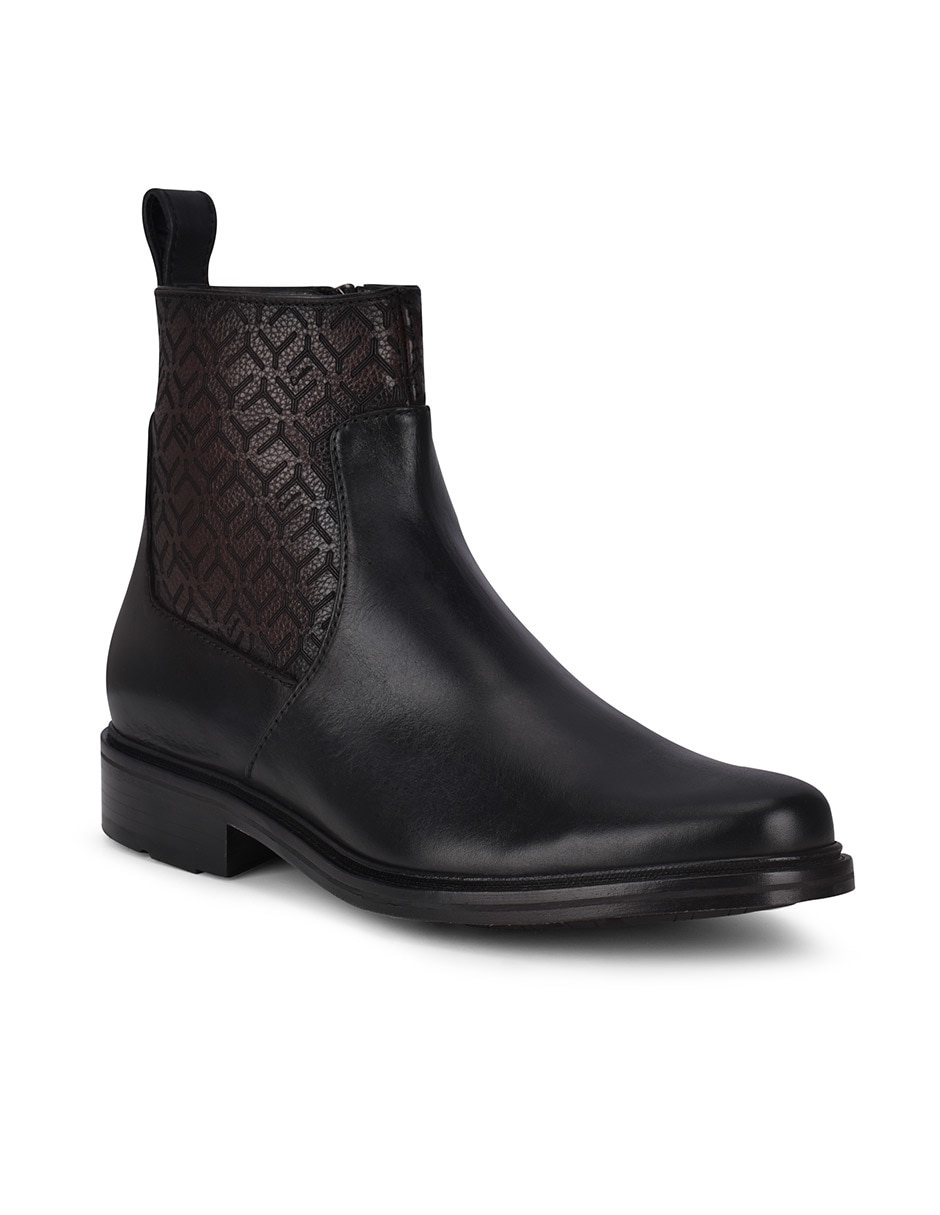 Botín de piel para hombre Botín de piel para hombre