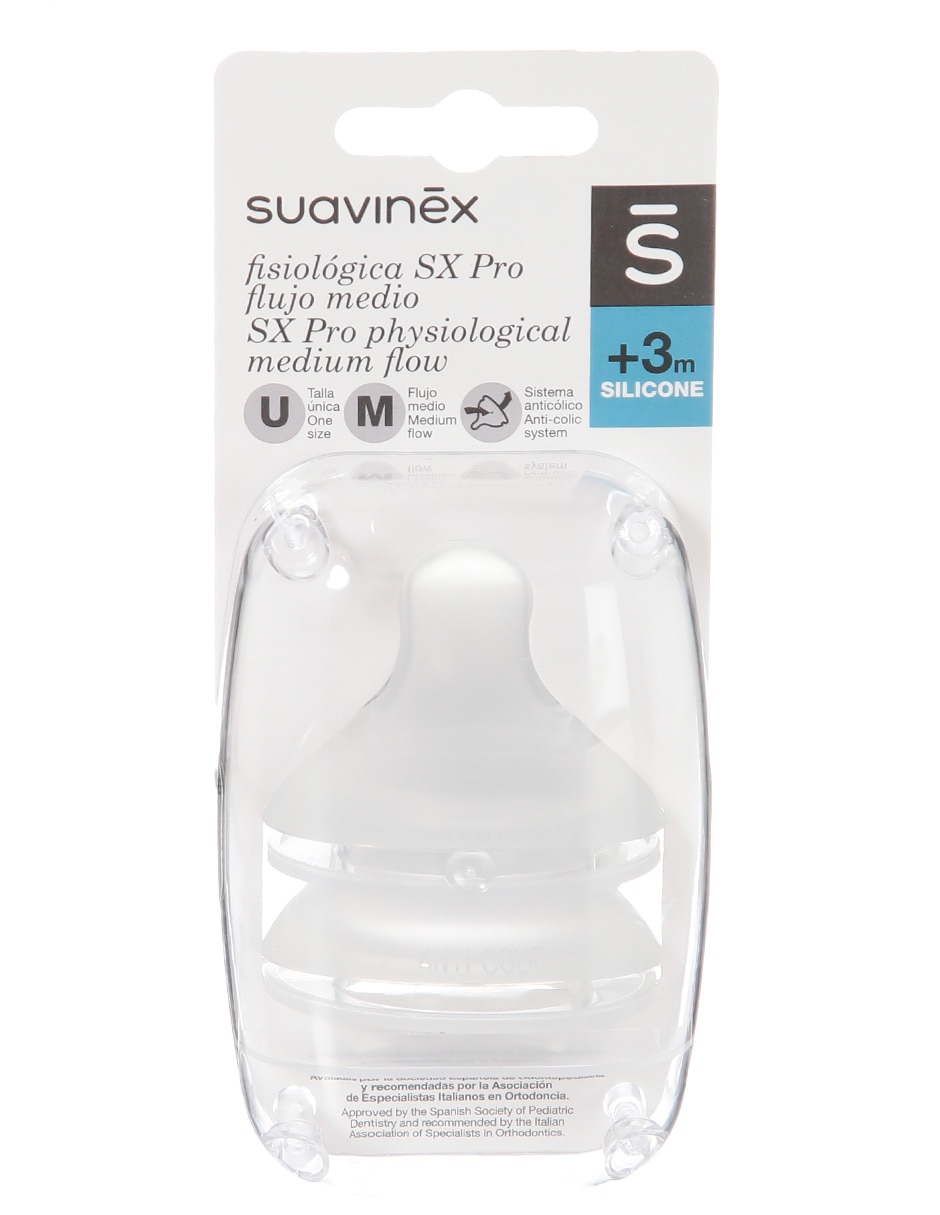 Tetina de flujo medio Suavinex