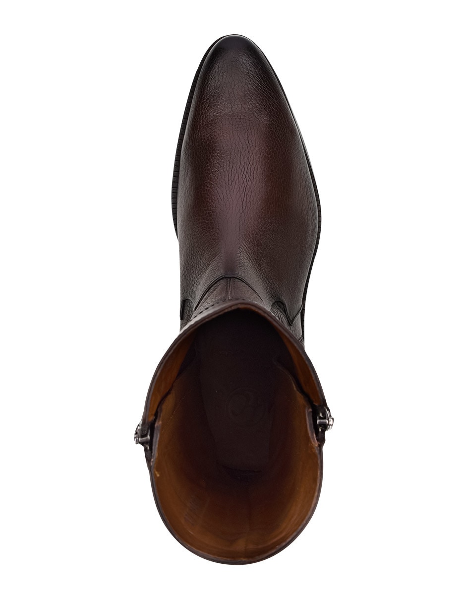 Botín de piel para hombre 6