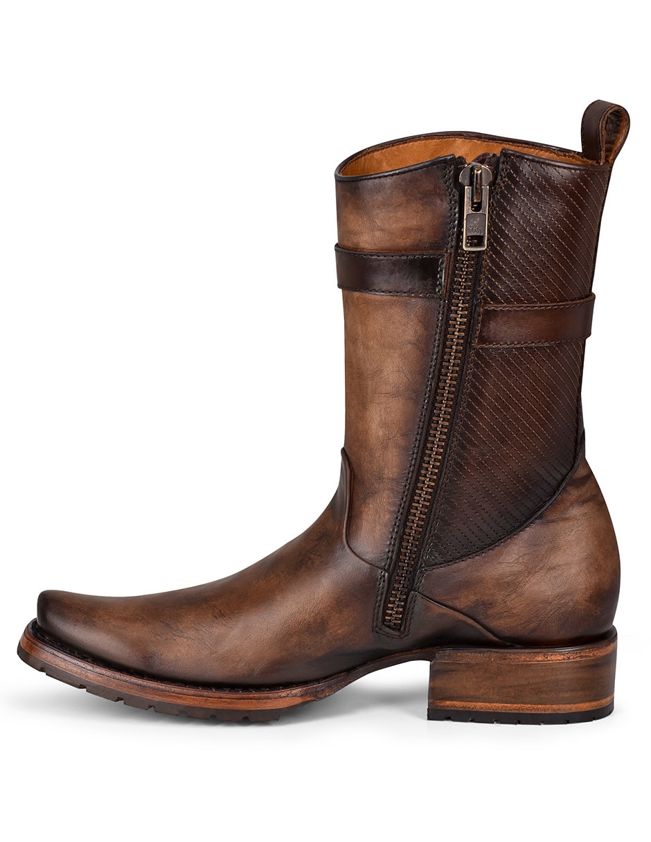 Bota casual Franco de piel para hombre 4
