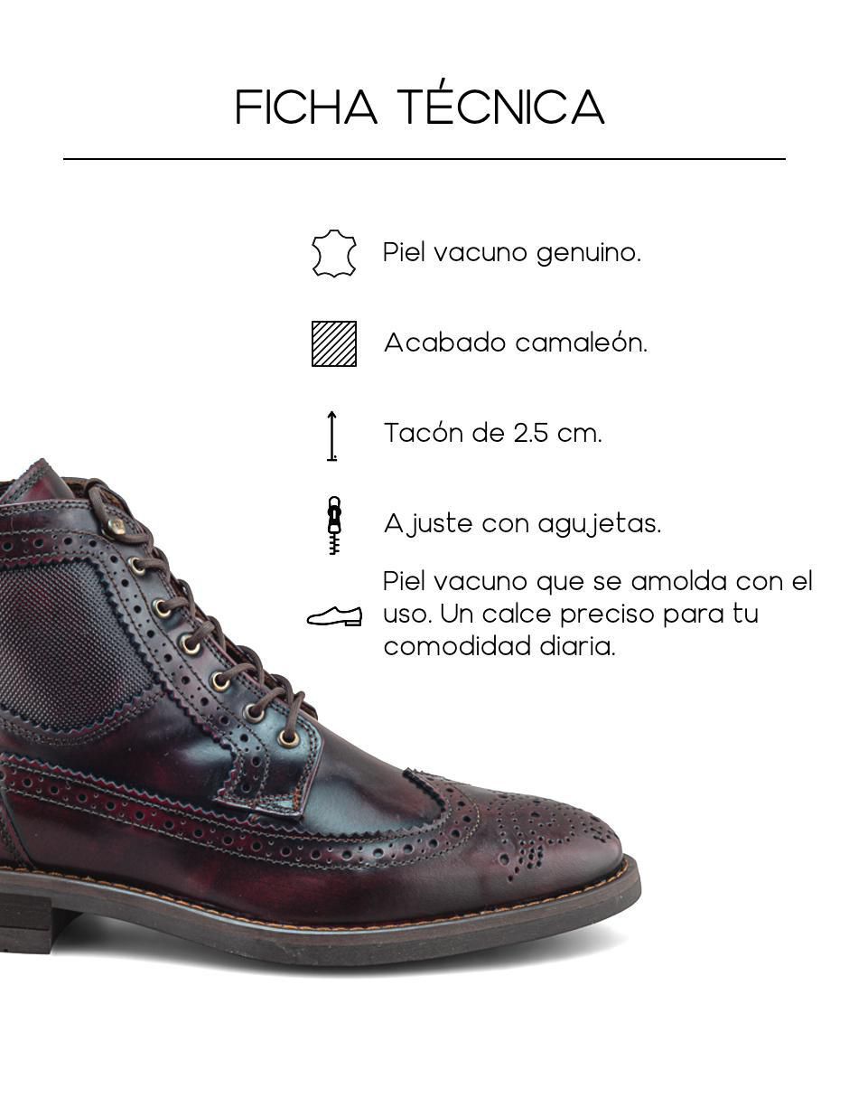 Botín de piel para hombre 8