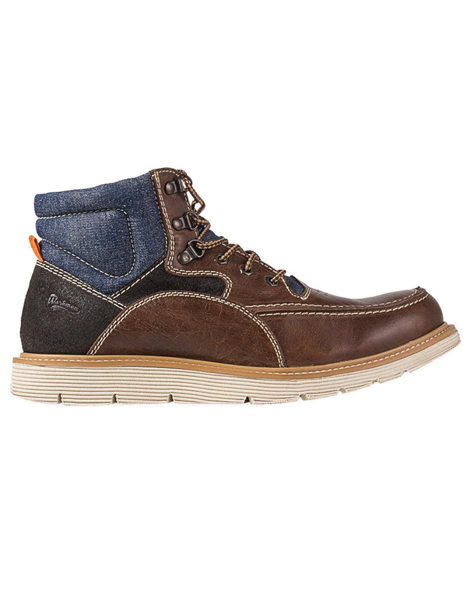 Bota de piel para hombre