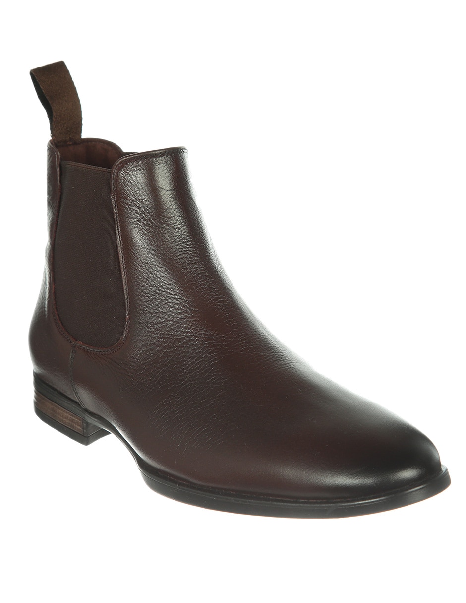 Botín de piel para hombre