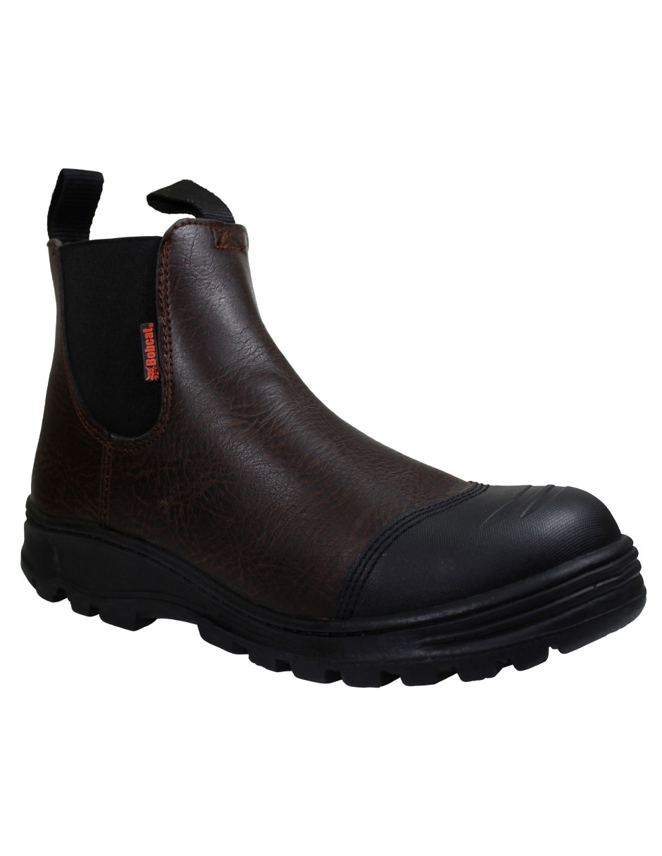 Bota casual Bobcat de piel para hombre