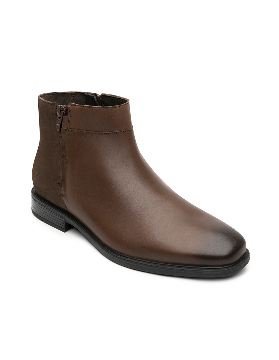 Botín de piel para hombre