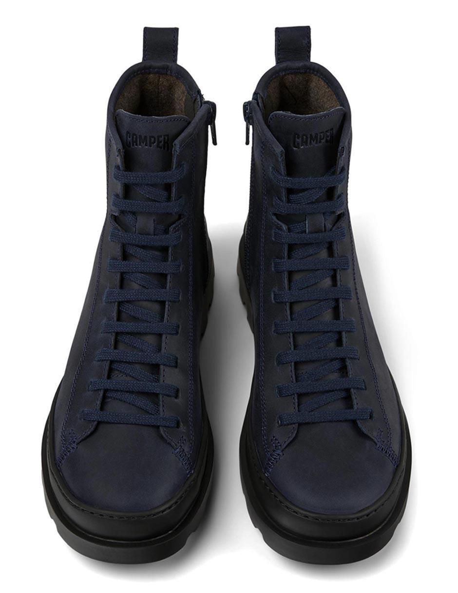 Bota arriba del tobillo de piel para mujer 5