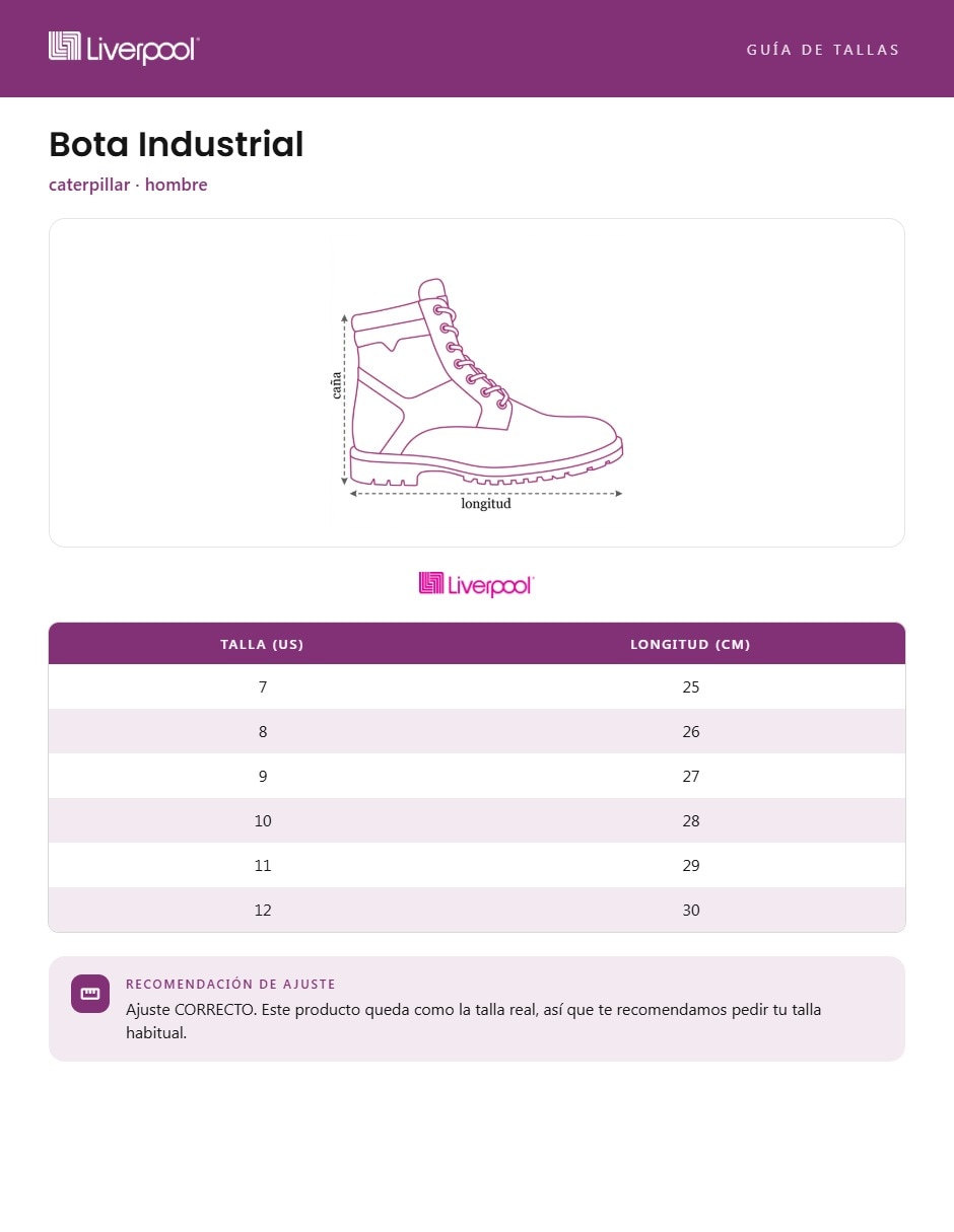 Bota industrial de cuero y piel 8