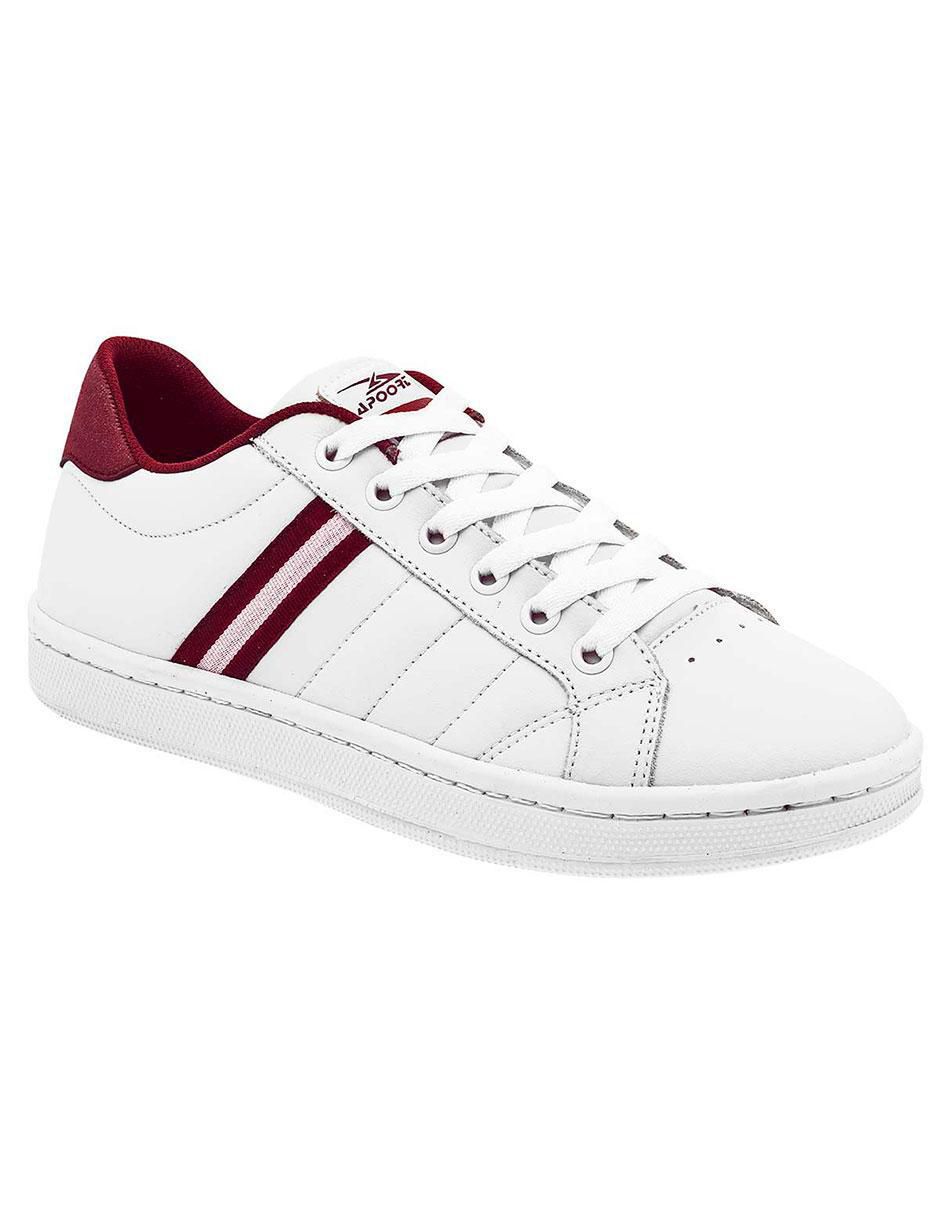Tenis de piel para hombre