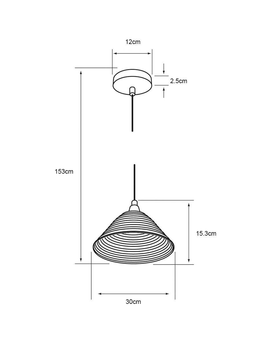 Lámpara incandescente y led Bamira 6