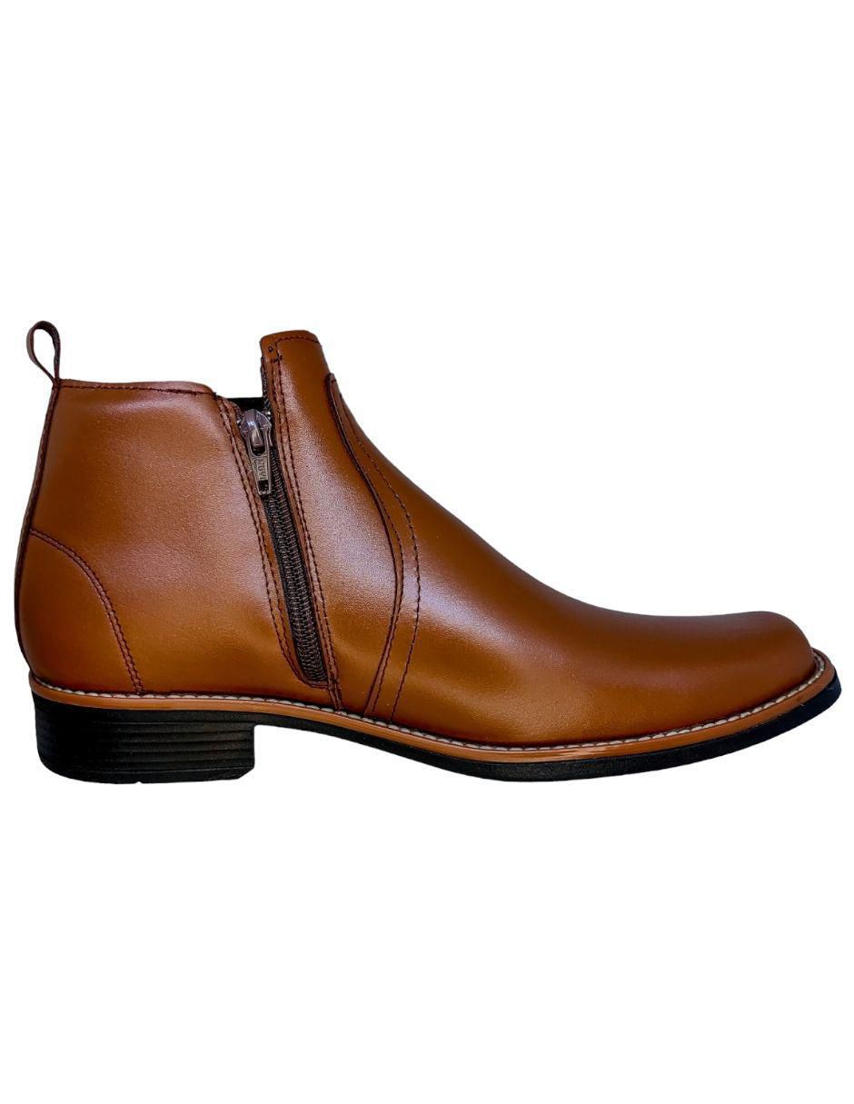 Botín Chelsea de piel para hombre 5