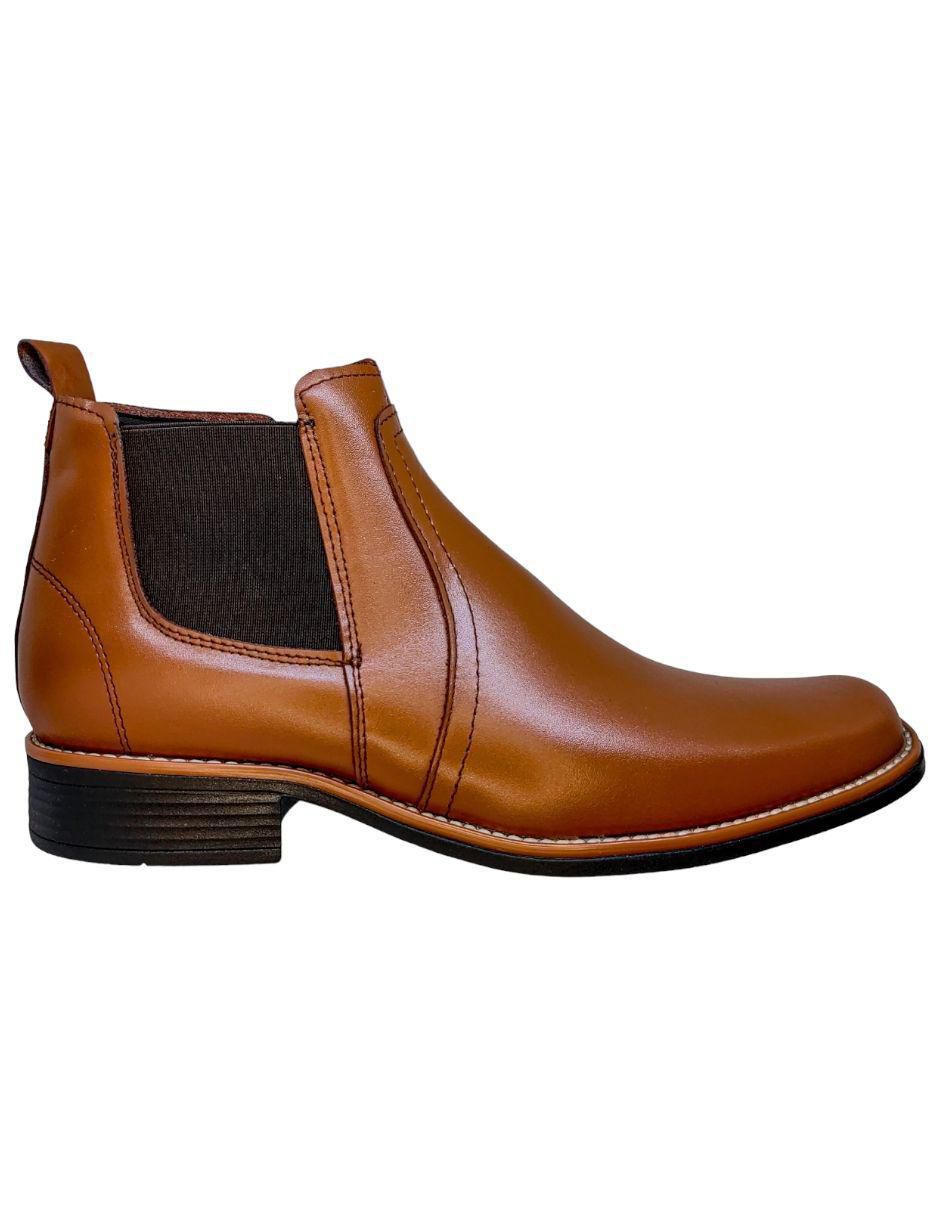 Botín Chelsea de piel para hombre 4