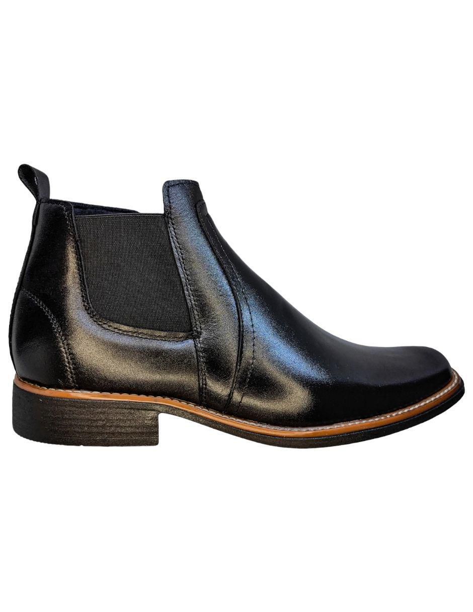 Botín Chelsea de piel para hombre 3