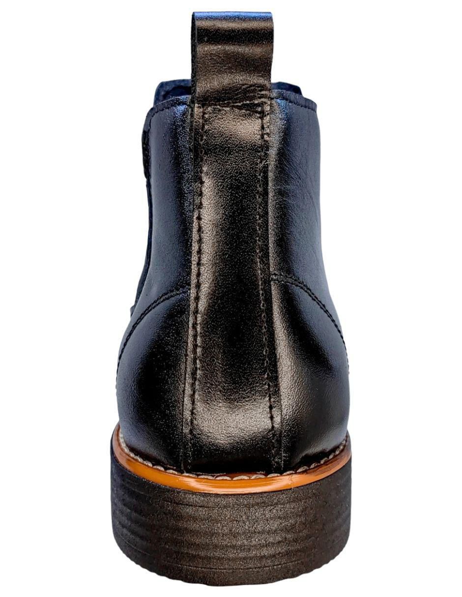 Botín Chelsea de piel para hombre 5