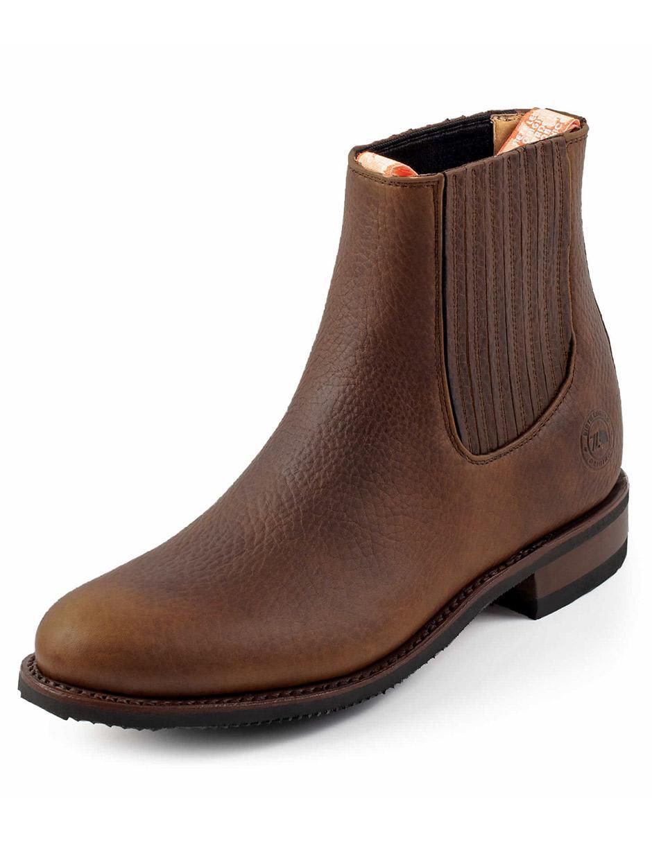 Botín de piel para hombre 5