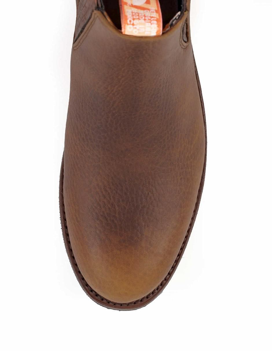 Botín de piel para hombre 6