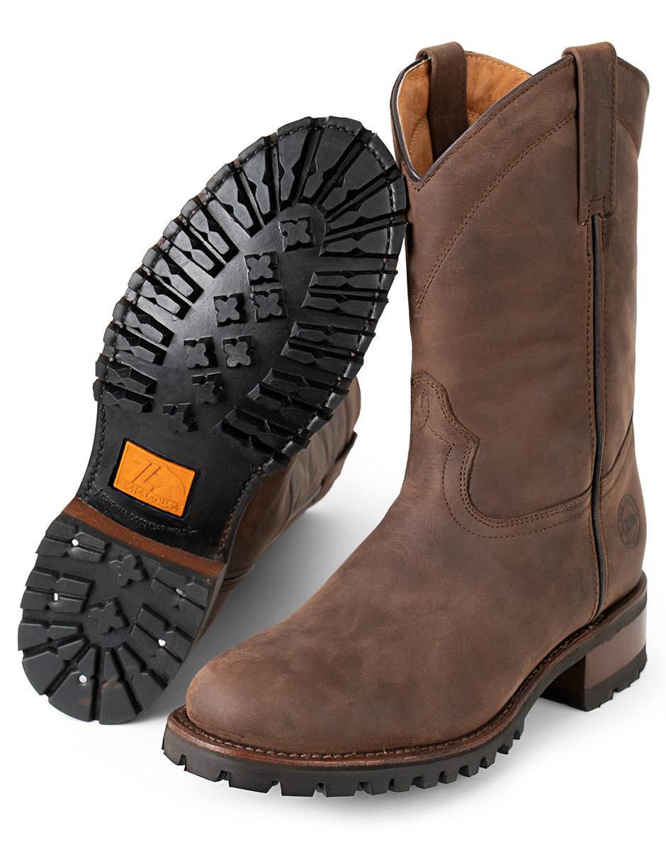 Bota Roper de piel para hombre