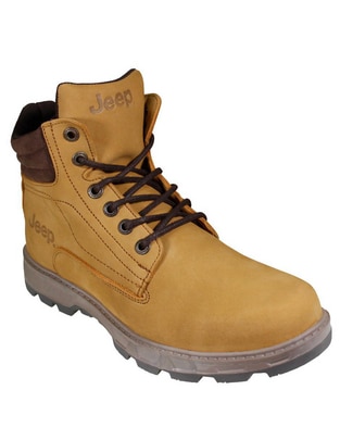 Bota de piel para hombre