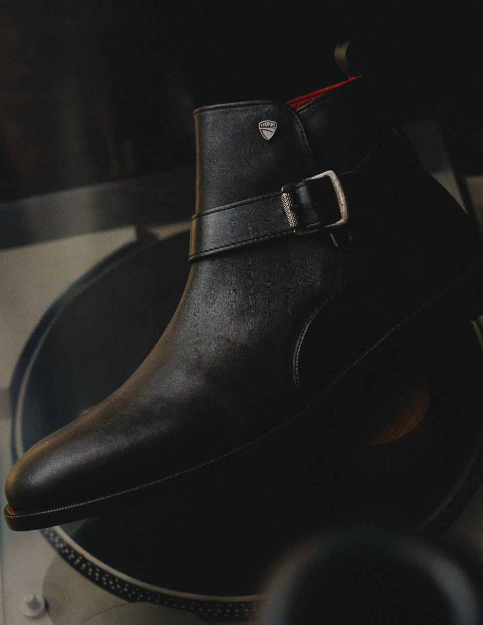 Bota/botín ducati no aplica "de" piel bovino "para hombre"