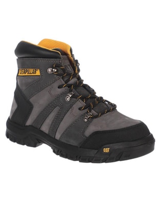 Bota industrial caterpillar de cuero y piel