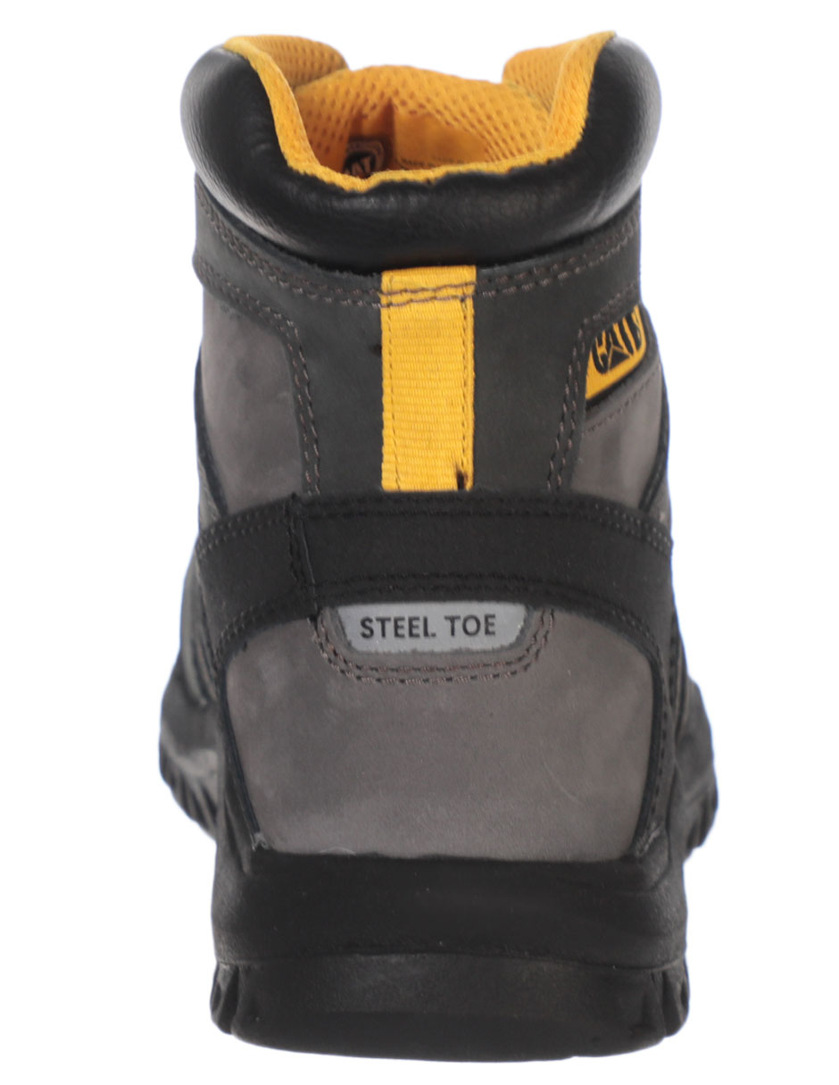 Bota industrial caterpillar de cuero y piel