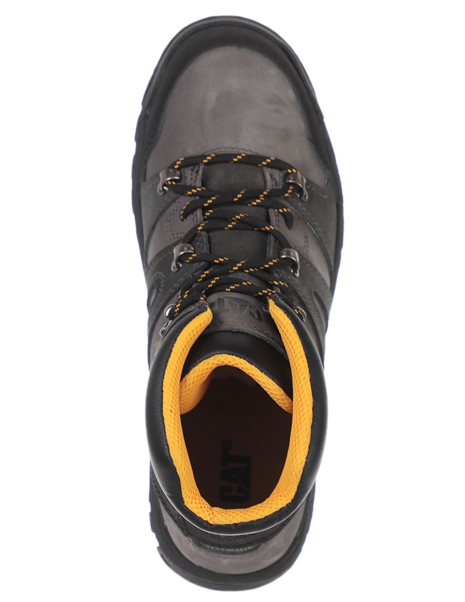 Bota industrial caterpillar de cuero y piel