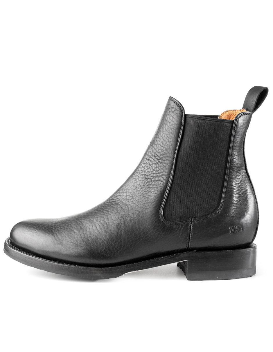 Botín Chelsea de piel para hombre 1