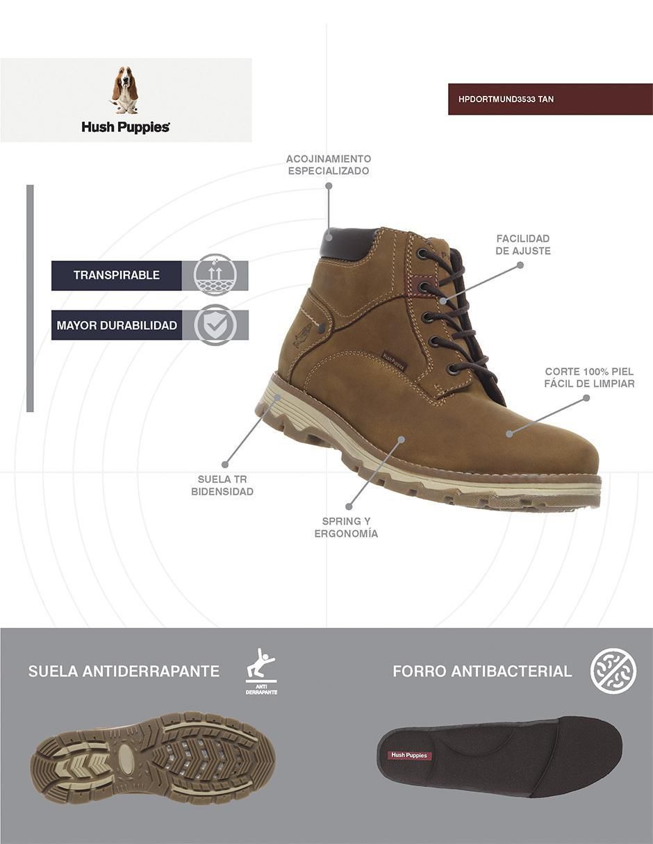 Bota Hpdortmund3533 de piel para hombre 8