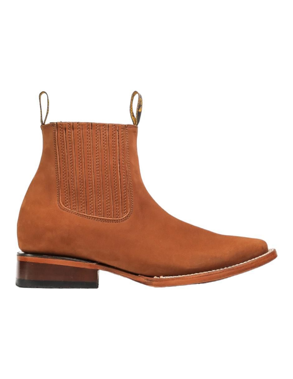 Botín de piel para hombre