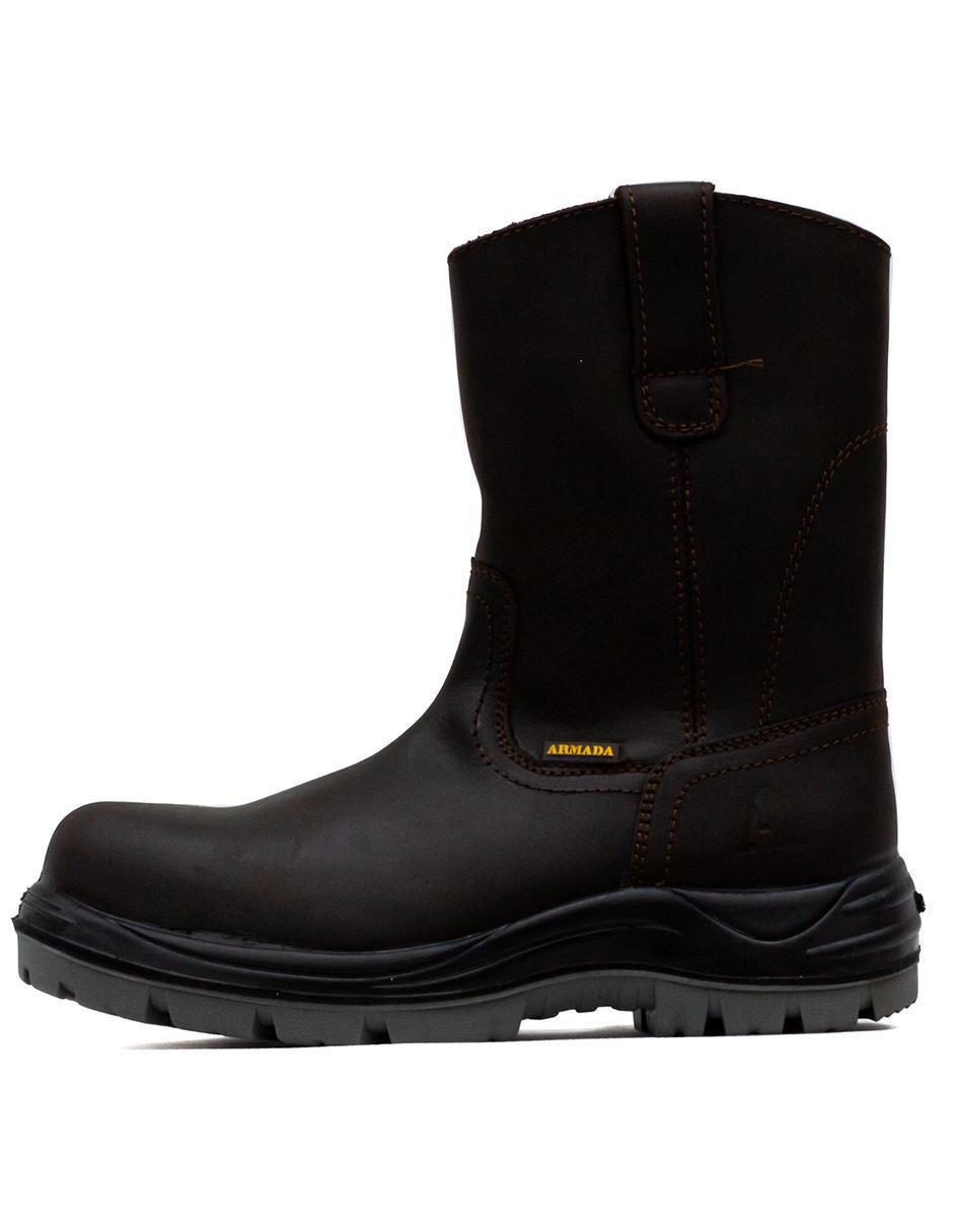 Bota de piel para hombre
