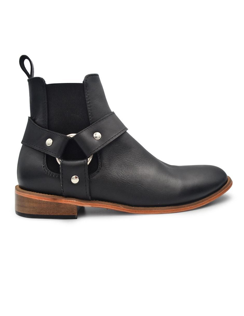 Botín de piel para hombre