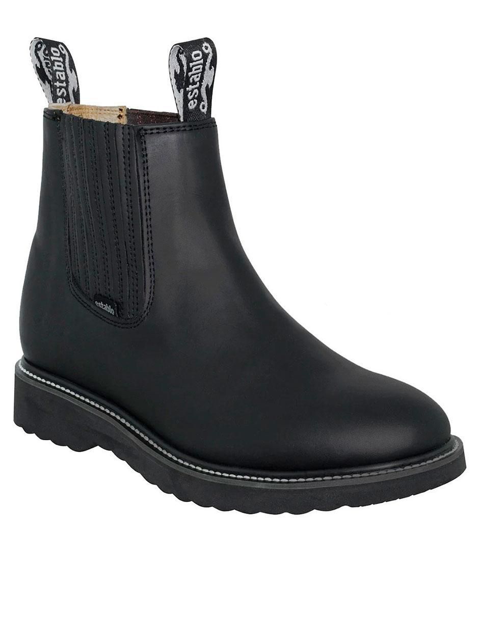 Bota de piel para hombre
