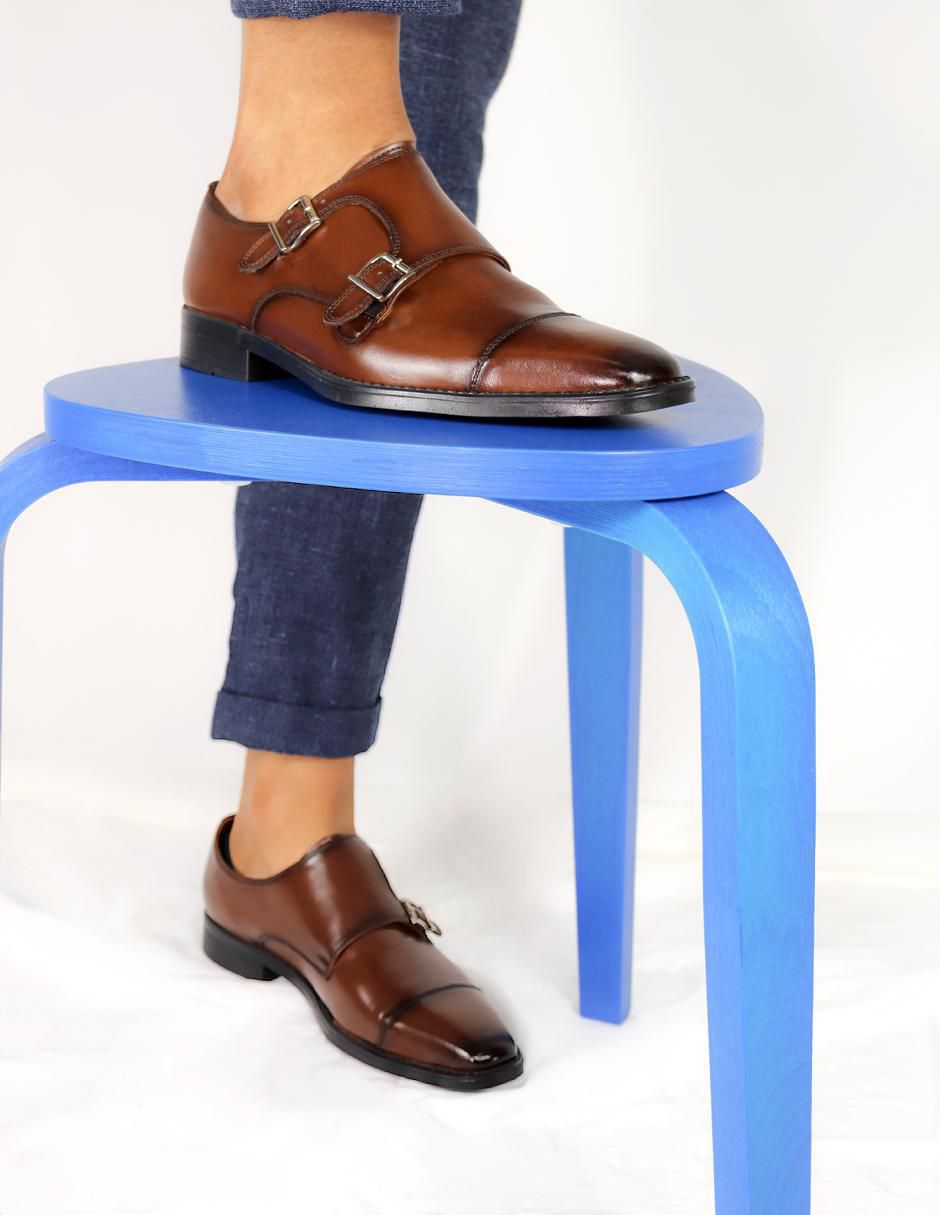 Zapato monk RBCollection Hand Made para hombre