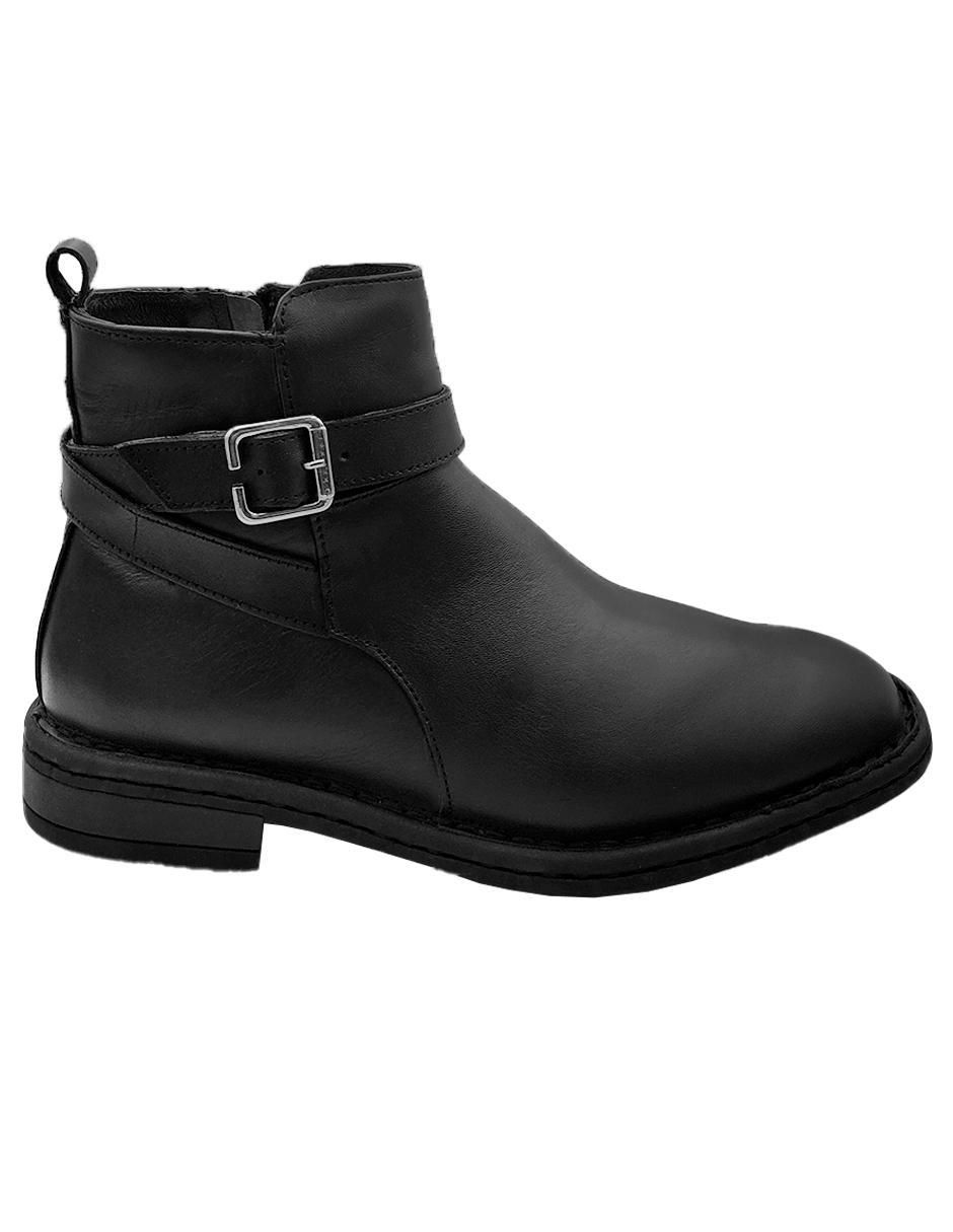 Botín de piel para hombre