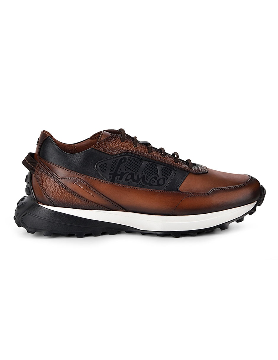 Tenis de piel franco para hombre 7