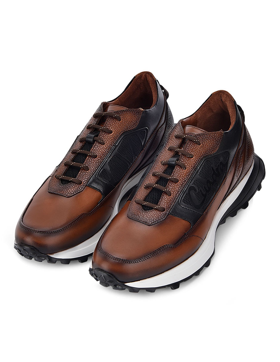 Tenis de piel franco para hombre 10