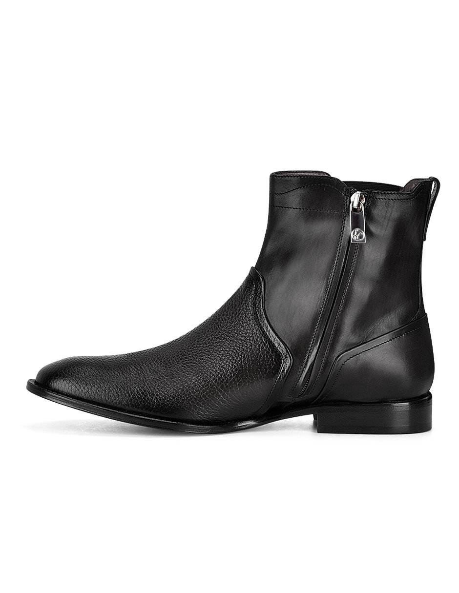 Botín Franco de piel para hombre 4