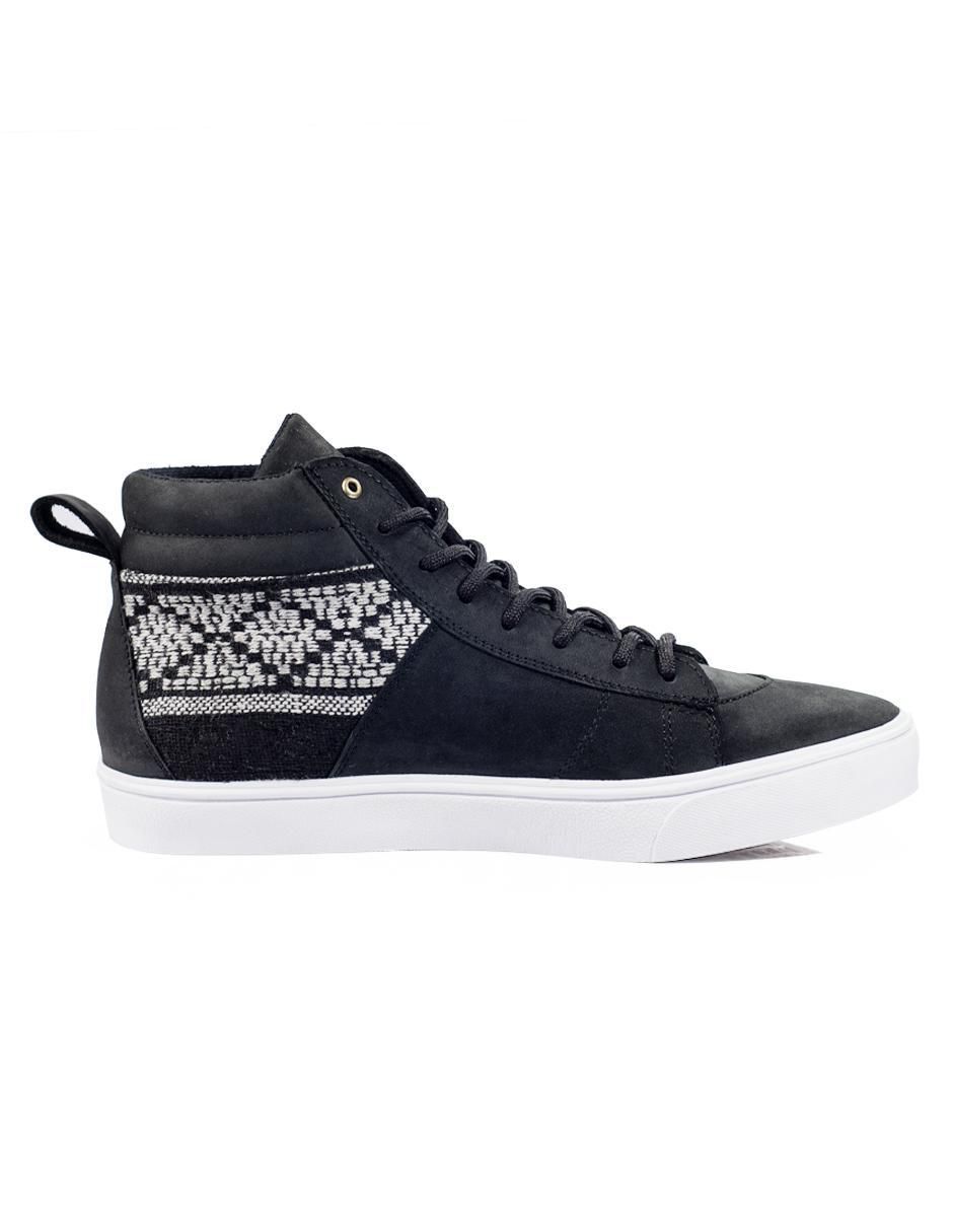 Tenis de piel Telar Étnico Laterales para hombre 12
