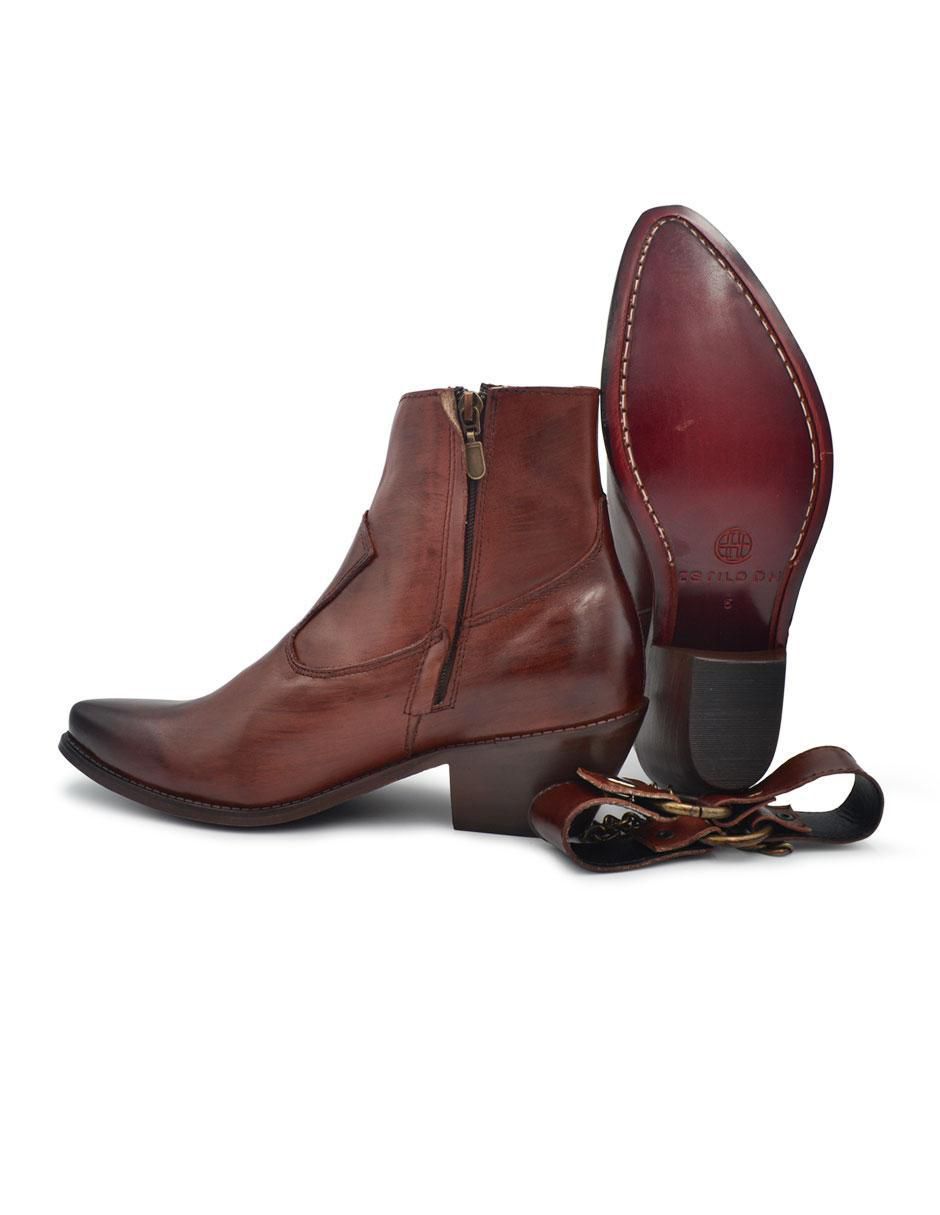 Botín de piel para hombre 4