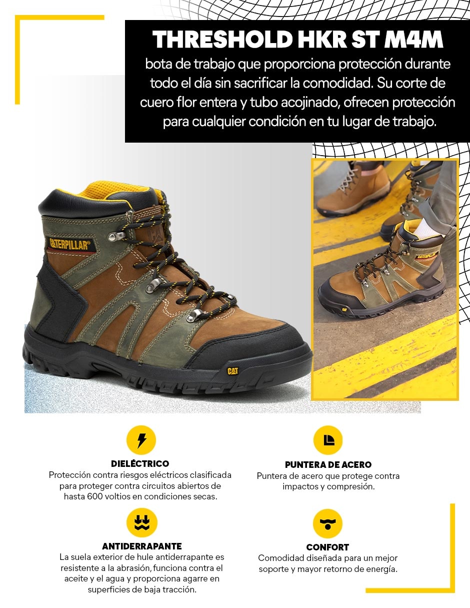 Bota industrial de piel 8