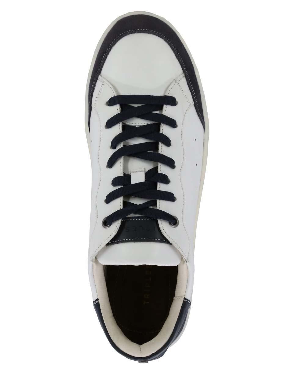 Tenis de piel para hombre