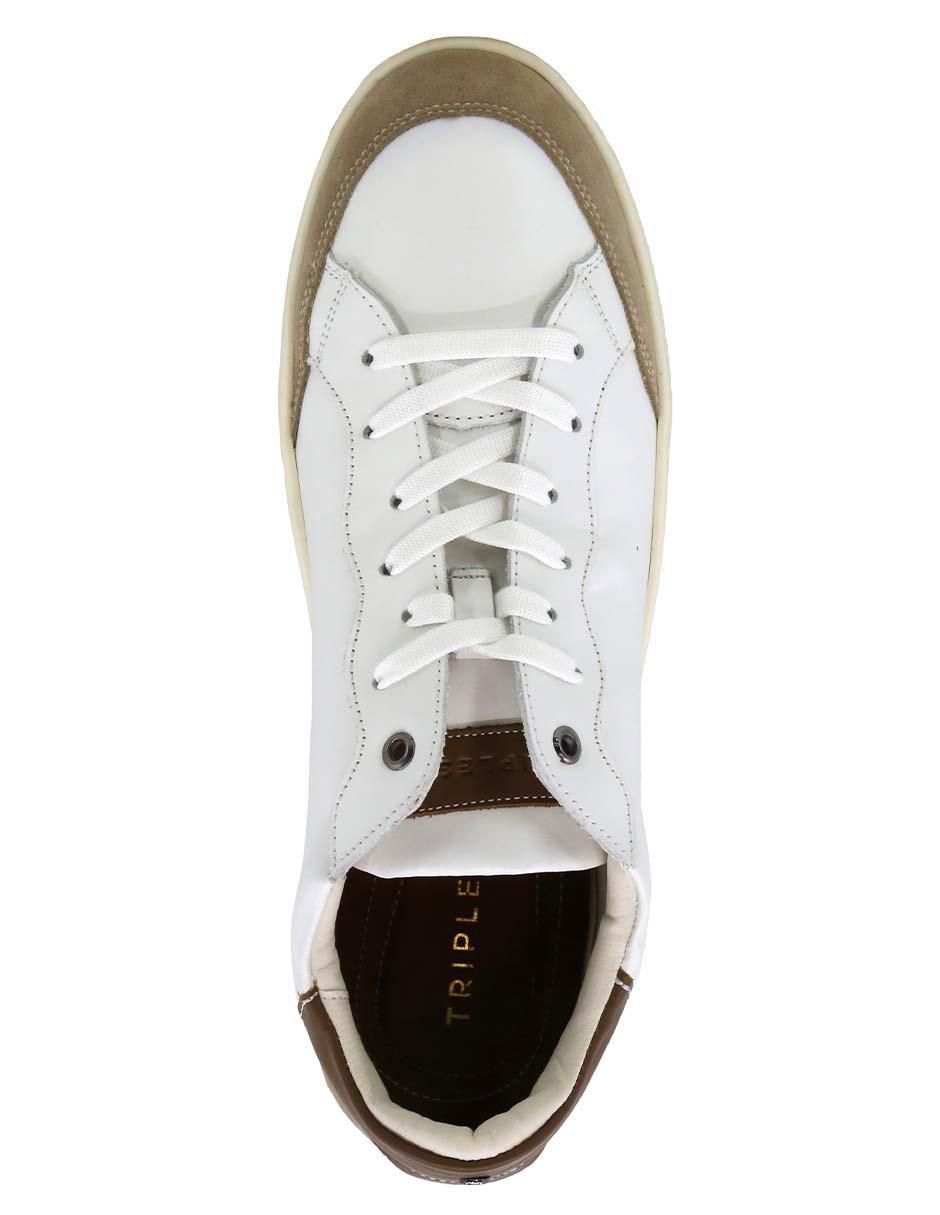 Tenis de piel para hombre