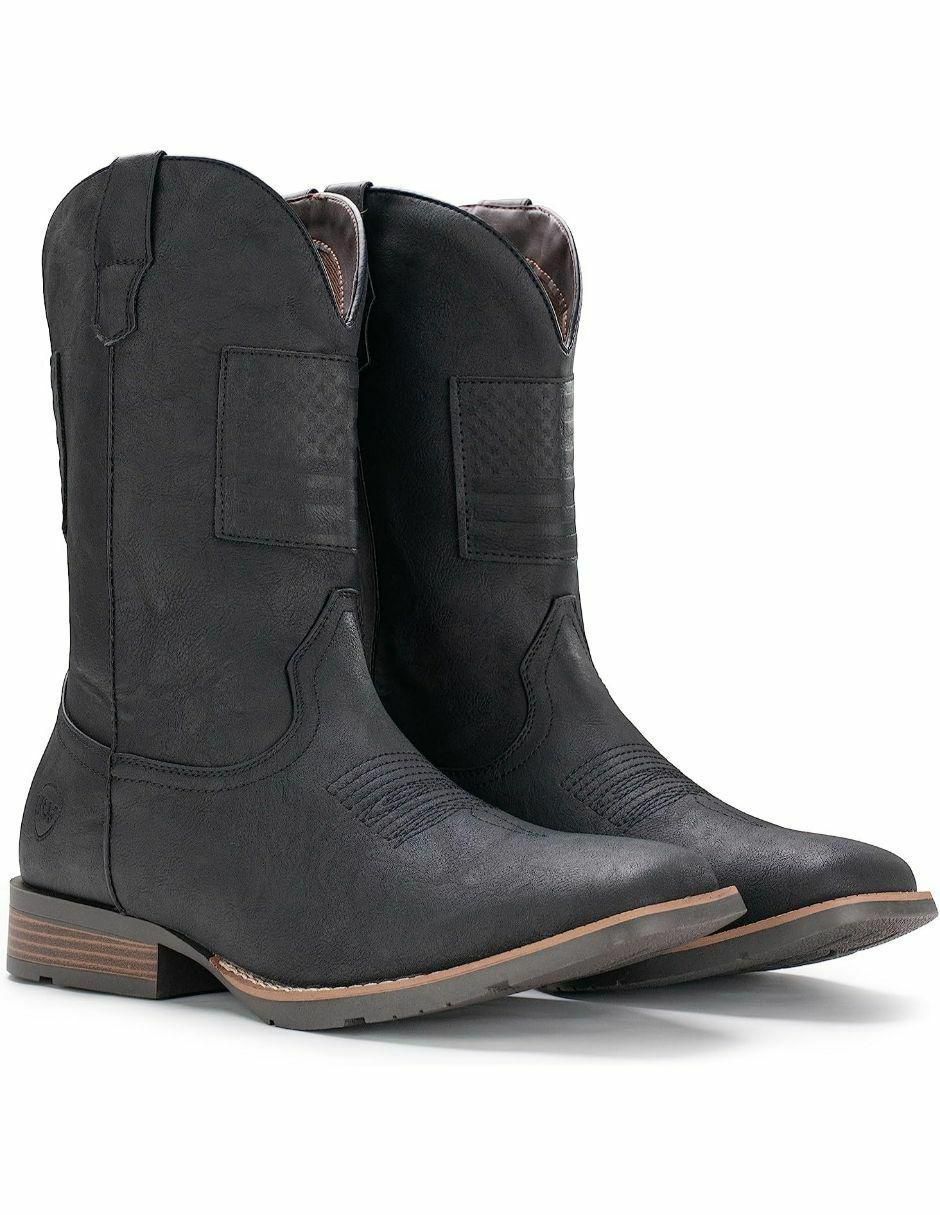 Bota Western Ss-2024 de piel para hombre 5
